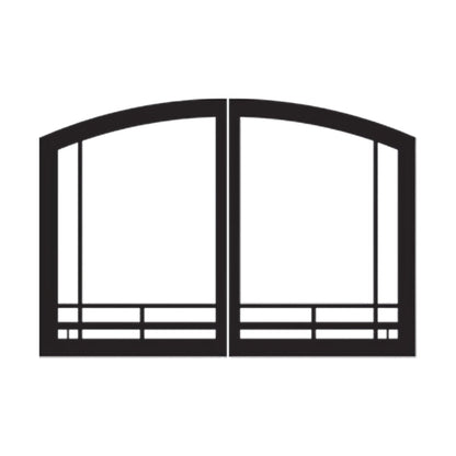 Empire - Door Sets for Breckenridge Select Vent Free Fireboxes - VBR32GMBL,