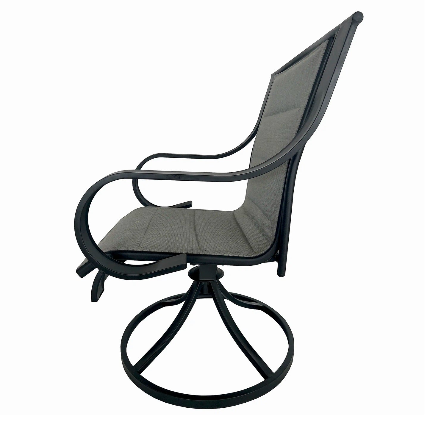 Deko Living 4 Piece Seating Outdoor Patio Dining Table and Swivel Chairs Set  - COP30705