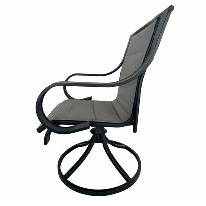 Deko Living 4 Piece Seating Outdoor Patio Dining Table and Swivel Chairs Set  - COP30705