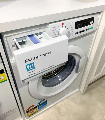 Kleenmaid 8kg Steam Assisted Front Load Washing Machine - LWF8014