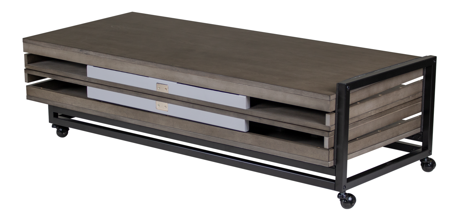 Baylor 8 Ft Pool Table Dining Collection - Rustic Series