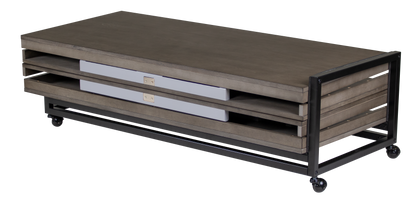 Baylor 8 Ft Pool Table Dining Collection - Rustic Series