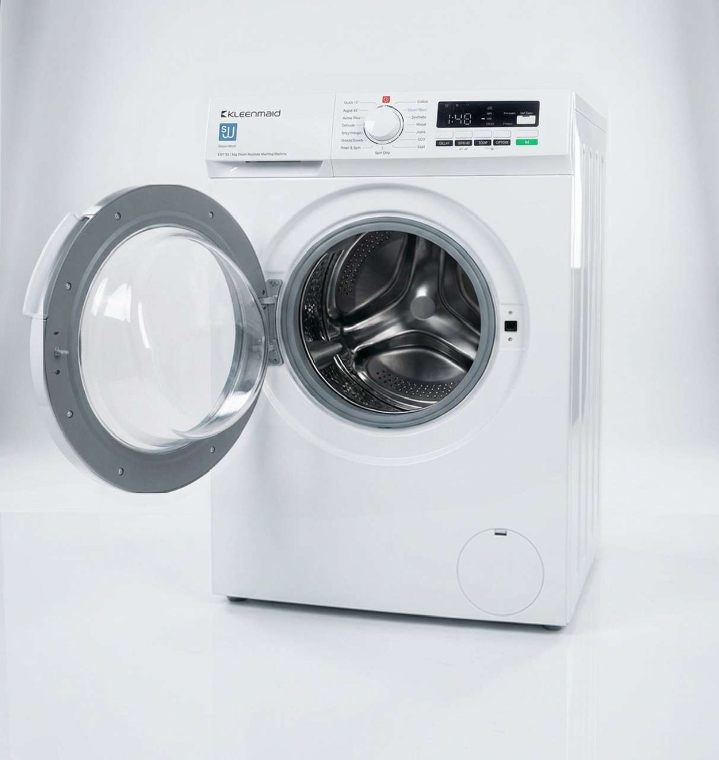 Kleenmaid 8kg Steam Assisted Front Load Washing Machine - LWF8014