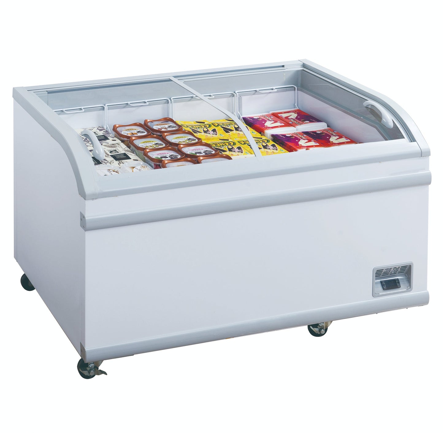 Chef AAA -  Commercial 56" Glass Door Frozen Food or Ice Cream Chest Freezer Display - TD-500Y,