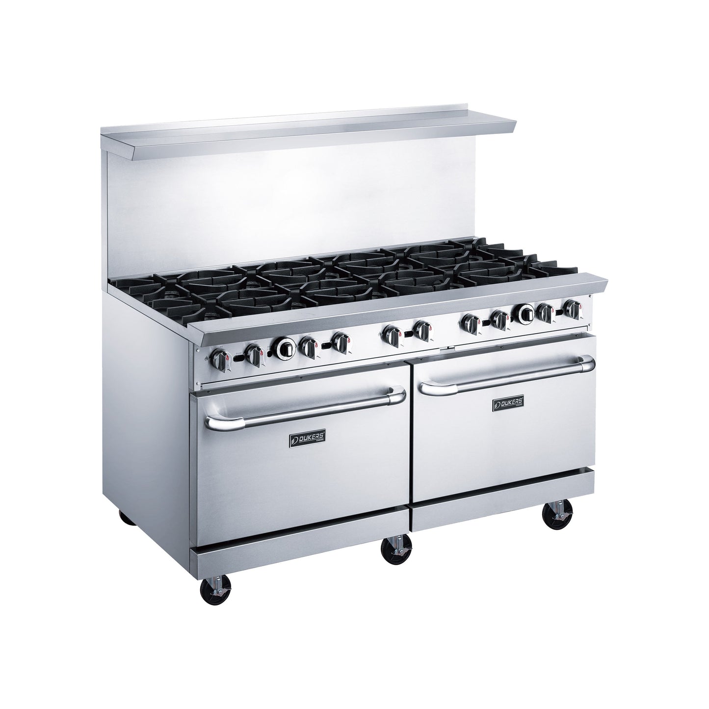 Chef AAA Commercial 60" Oven Range Ten Open Burner Natural Gas - DCR60-10B