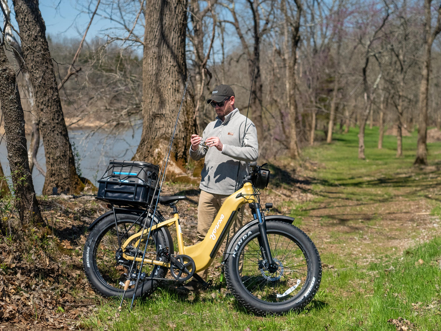 Adam Equipment Young Electric E-Scout Pro Step-Through Commuter Ebike | Up to 80 Miles, 28 MPH | 960Wh LG Battery, 26’’ All-terrain eBike - 12803024YL
