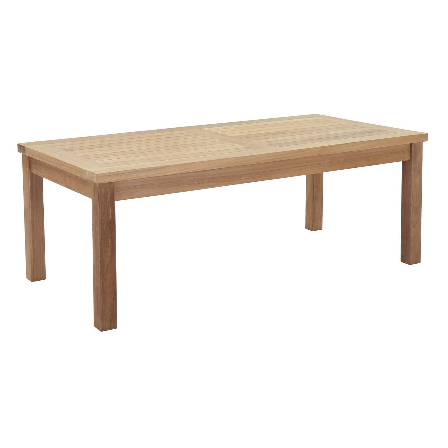 Modway Furniture Marina 4 Piece Outdoor Patio Teak Set by Modway – EEI-1469-NAT-GRY-SET