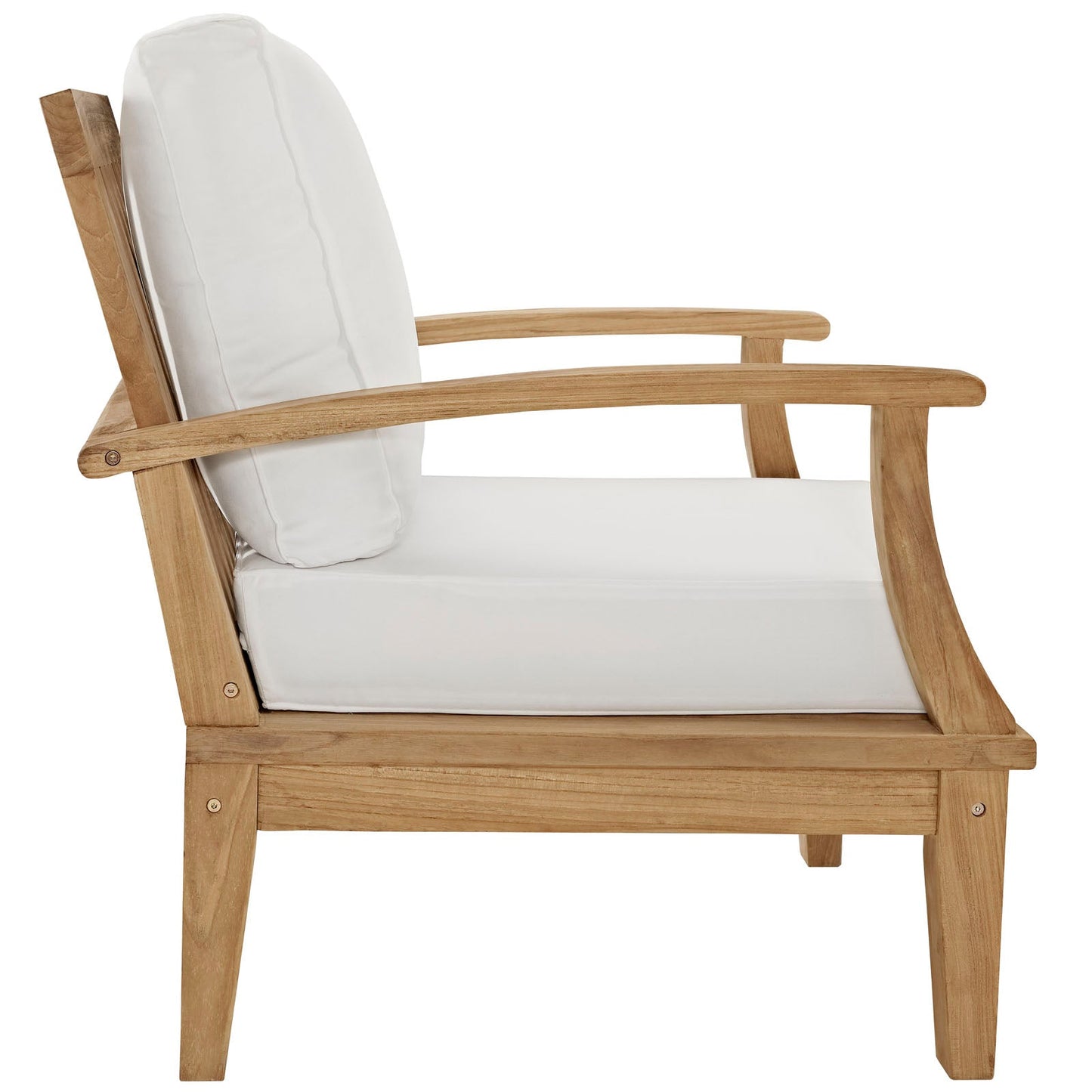 Modway Furniture Marina 5 Piece Outdoor Patio Teak Set by Modway – EEI-1472-NAT-GRY-SET