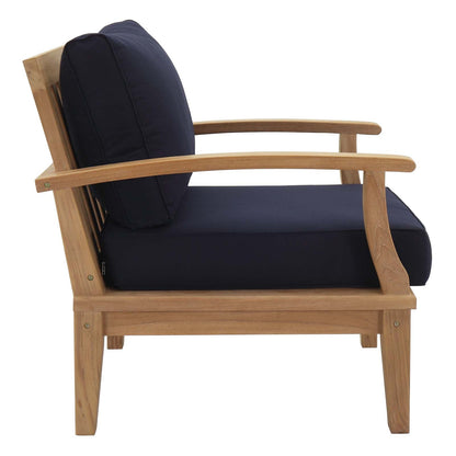 Modway Furniture Marina 10 Piece Outdoor Patio Teak Set by Modway - EEI-1489-NAT-GRY-SET
