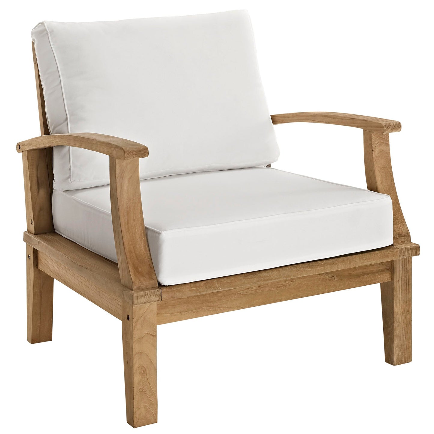 Modway Furniture Marina 10 Piece Outdoor Patio Teak Set by Modway - EEI-1489-NAT-GRY-SET