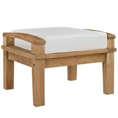 Modway Furniture Marina 10 Piece Outdoor Patio Teak Set by Modway - EEI-1489-NAT-GRY-SET
