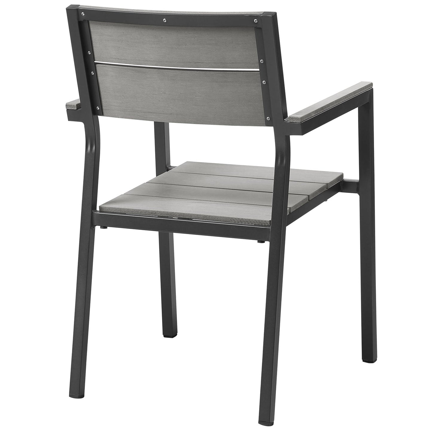 Modway Furniture Maine 7 Piece Outdoor Patio Dining Set - EEI-1749-BRN-GRY-SET