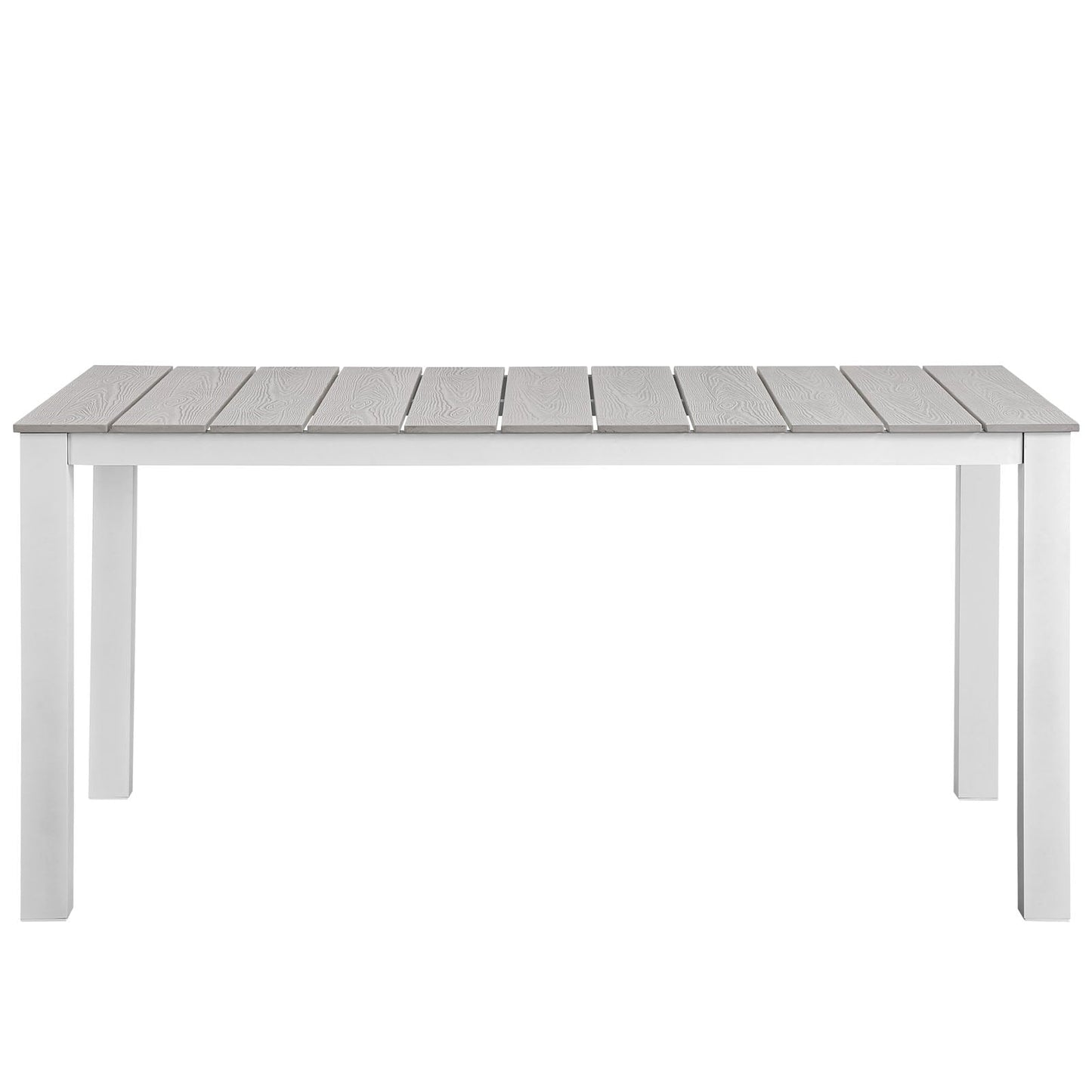Modway Furniture Maine 7 Piece Outdoor Patio Dining Set - EEI-1749-BRN-GRY-SET