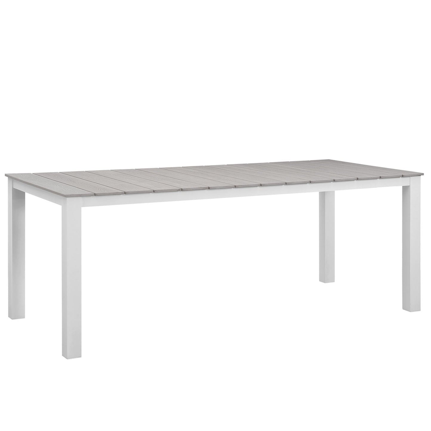 Modway Furniture Junction 7 Piece Outdoor Patio Dining Set by Modway - EEI-1750-BRN-WHI-SET