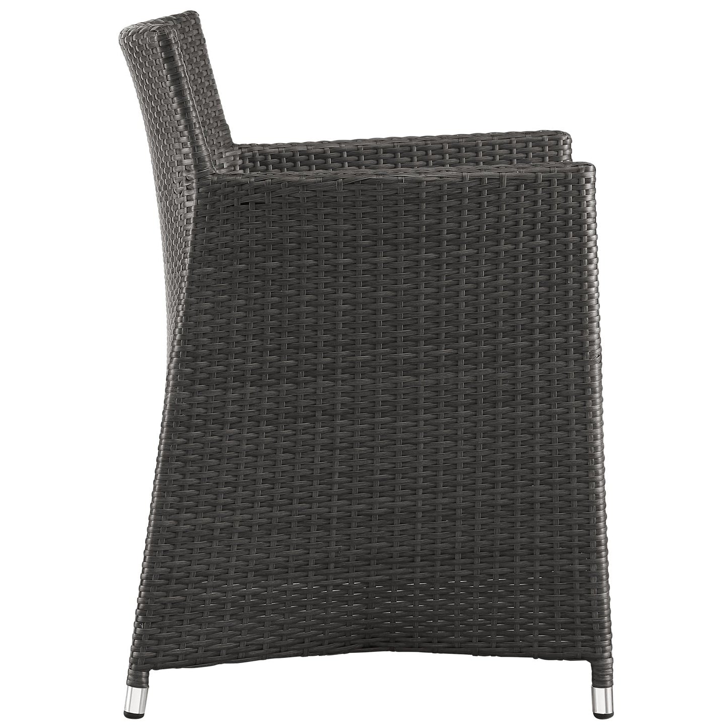 Modway Furniture Junction 5 Piece Outdoor Patio Dining Set - EEI-1760-GRY-WHI-SET