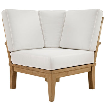 Modway Furniture Marina 6 Piece Outdoor Patio Teak Set by Modway - EEI-1816-NAT-GRY-SET
