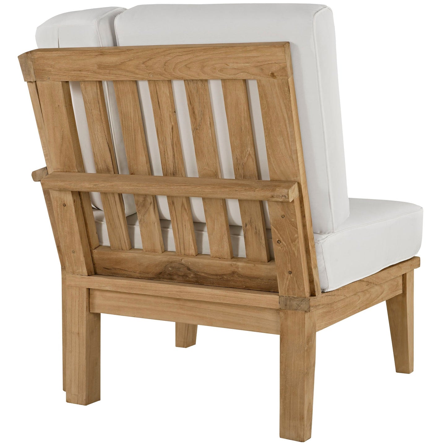 Modway Furniture Marina 6 Piece Outdoor Patio Teak Set by Modway - EEI-1816-NAT-GRY-SET