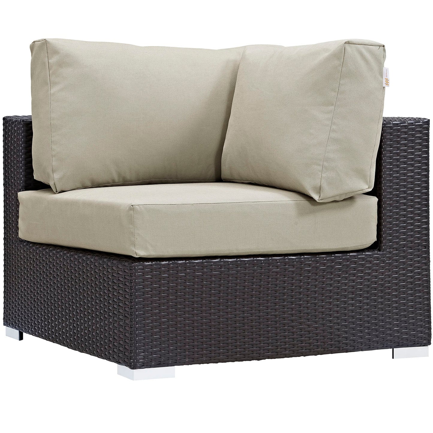 Modway Furniture Gather 7 Piece Outdoor Patio Sectional Set by Modway - EEI-1808-EXP-BEI-SET