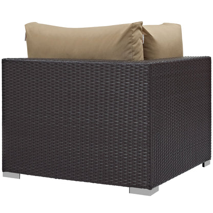 Modway Furniture Convene 5 Piece Outdoor Patio Sectional Set by Modway –EEI-2172-EXP-BEI-SET