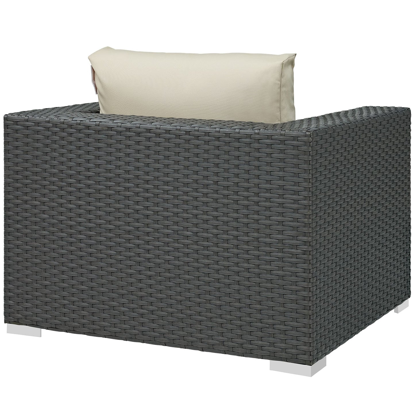 Modway furniture Sojourn Outdoor Patio Sunbrella Armchair - EEI-1850-CHC-BEI