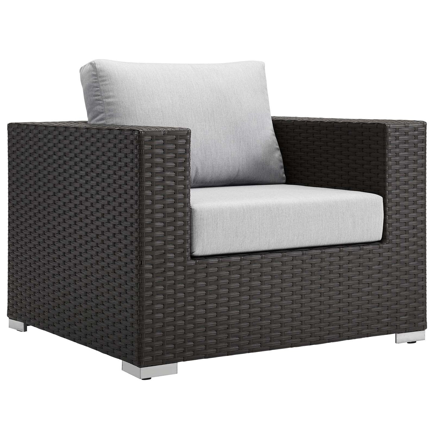 Modway furniture Sojourn Outdoor Patio Sunbrella Armchair - EEI-1850-CHC-BEI
