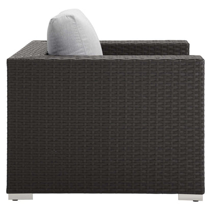 Modway furniture Sojourn Outdoor Patio Sunbrella Armchair - EEI-1850-CHC-BEI
