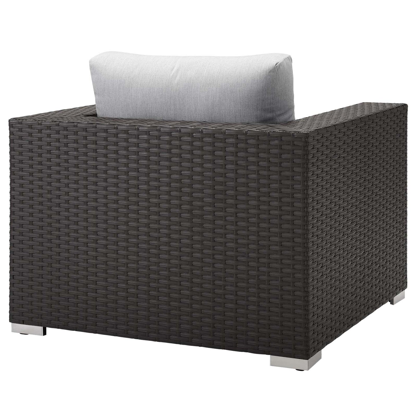 Modway furniture Sojourn Outdoor Patio Sunbrella Armchair - EEI-1850-CHC-BEI