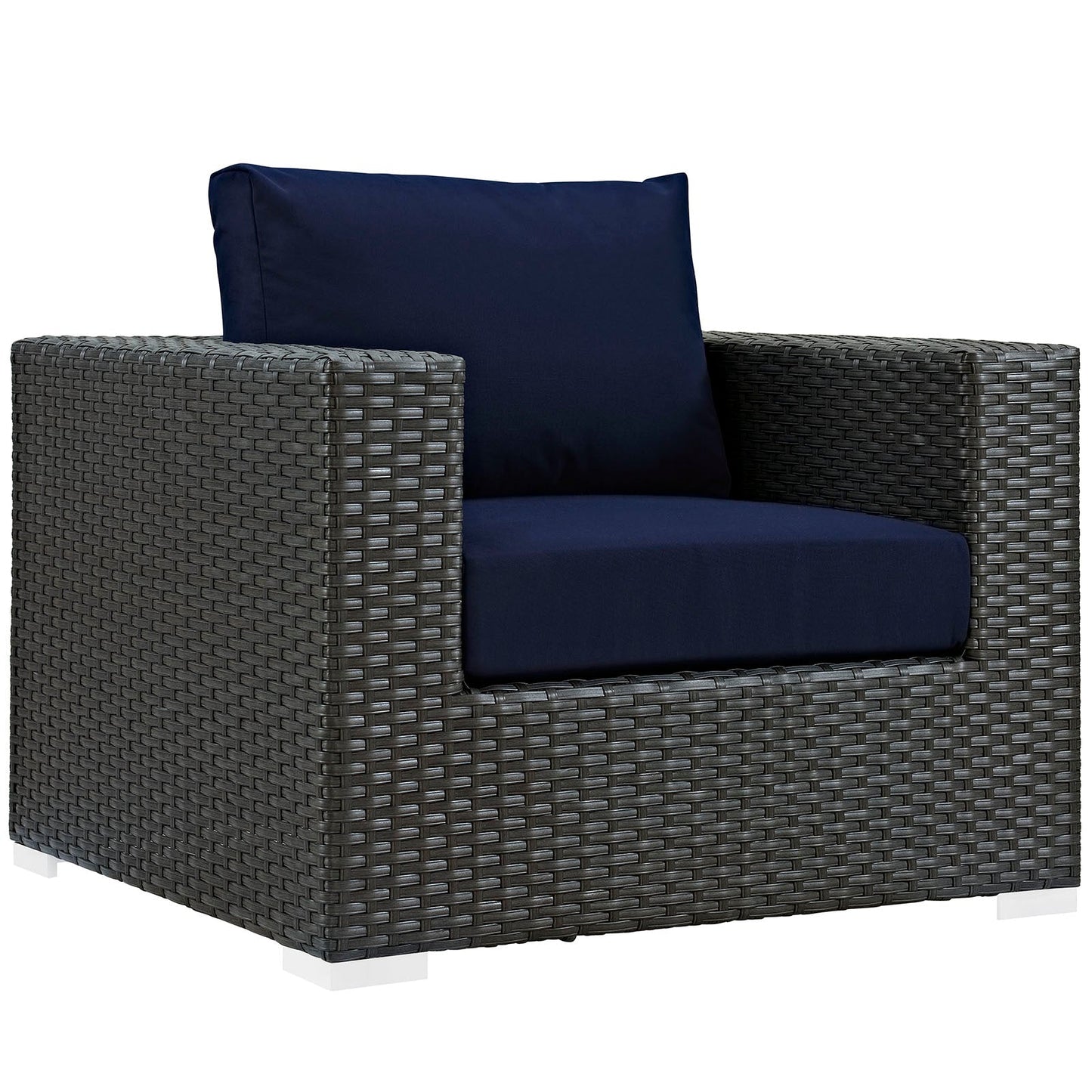 Modway furniture Sojourn Outdoor Patio Sunbrella Armchair - EEI-1850-CHC-BEI
