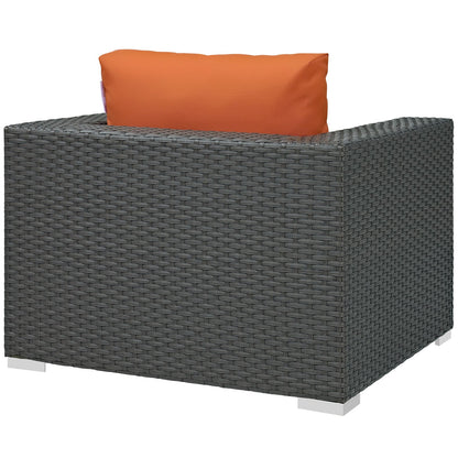 Modway furniture Sojourn Outdoor Patio Sunbrella Armchair - EEI-1850-CHC-BEI