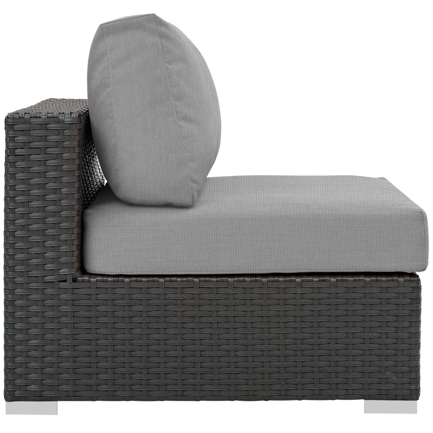 Modway Furniture Sojourn Outdoor Patio Fabric Sunbrella Armless - EEI-1854-CHC-BEI
