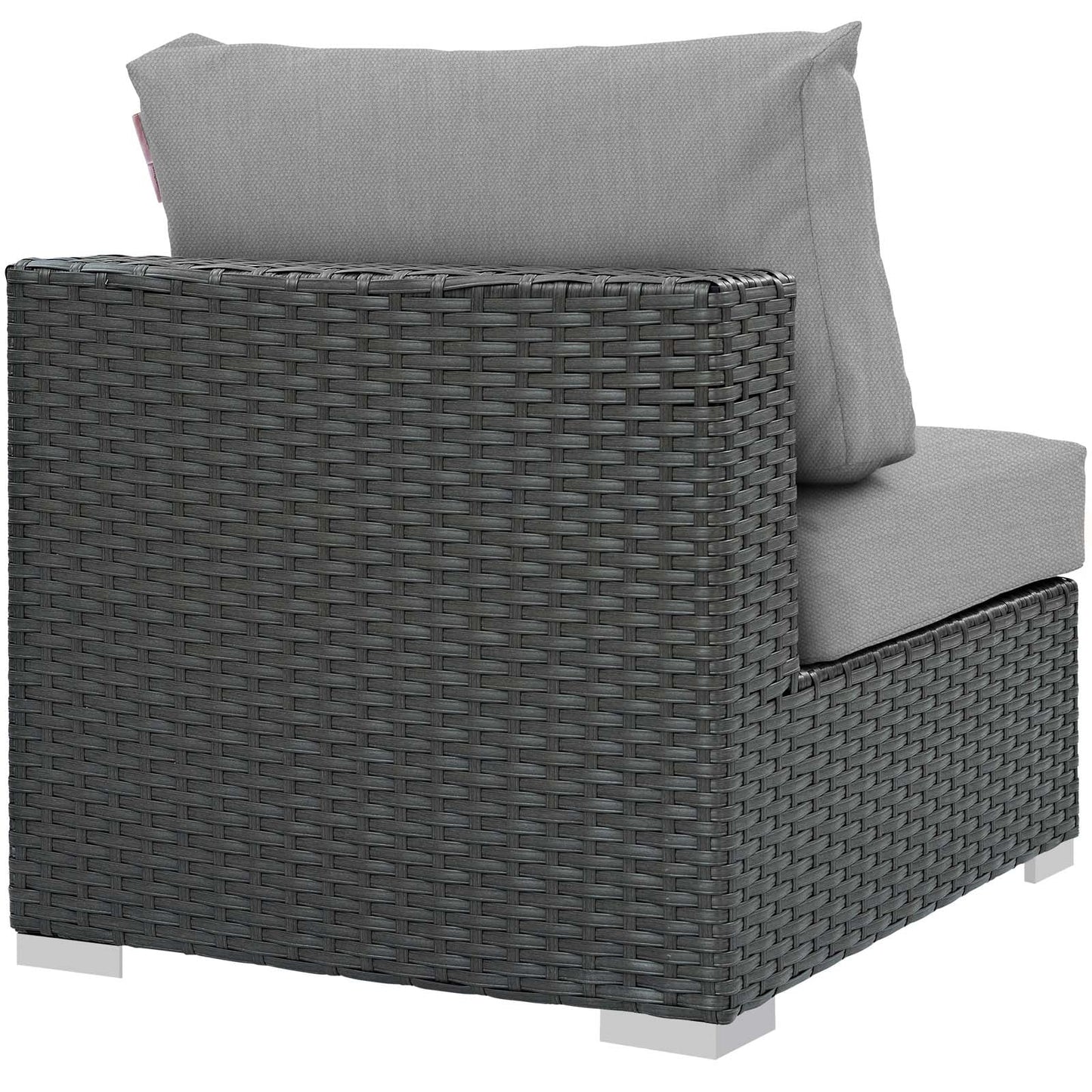 Modway Furniture Sojourn Outdoor Patio Fabric Sunbrella Armless - EEI-1854-CHC-BEI