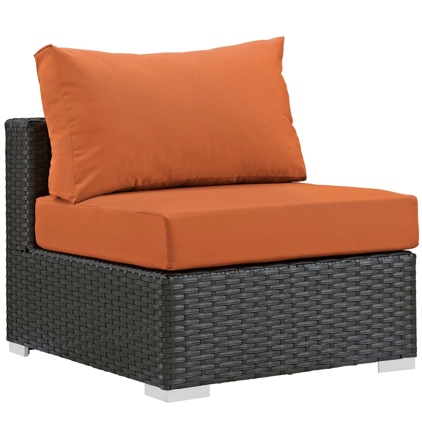 Modway Furniture Sojourn Outdoor Patio Fabric Sunbrella Armless - EEI-1854-CHC-BEI