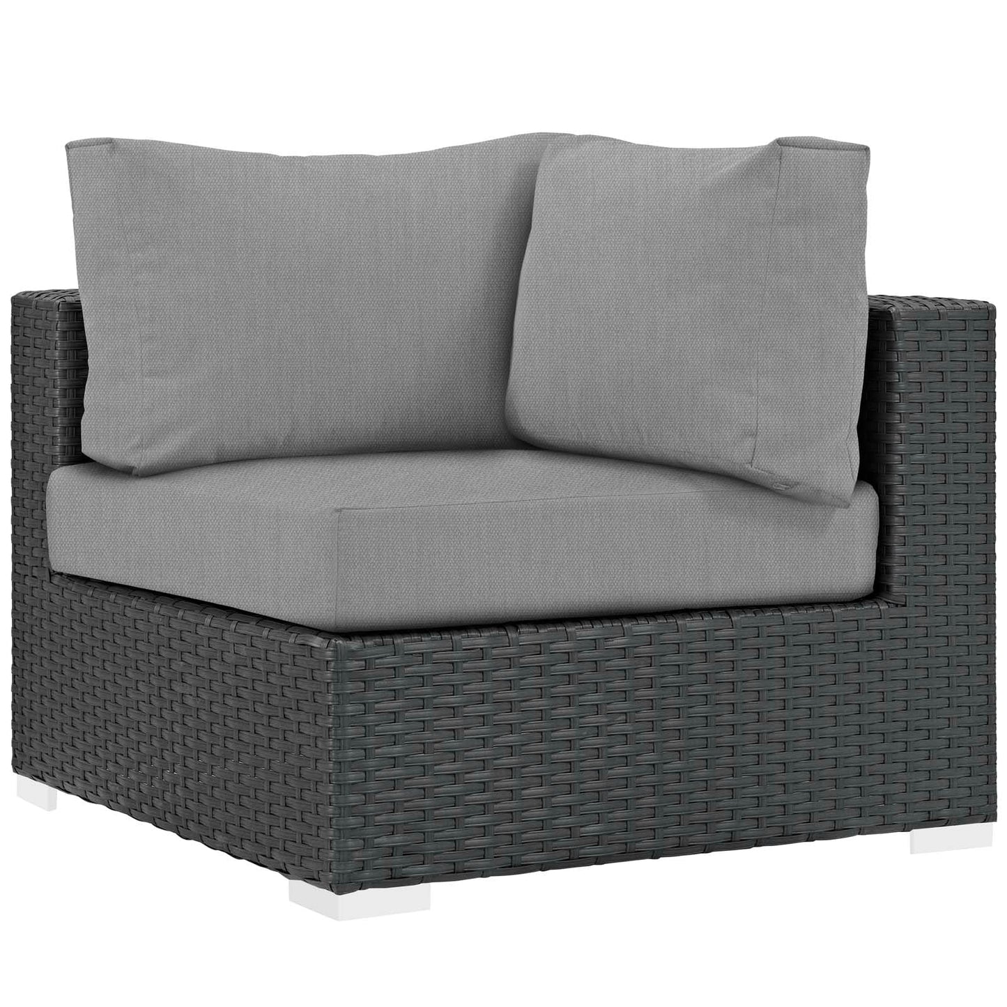 Modway Furniture Sojourn Outdoor Patio Sunbrella Corner - EEI-1856-CHC-BEI