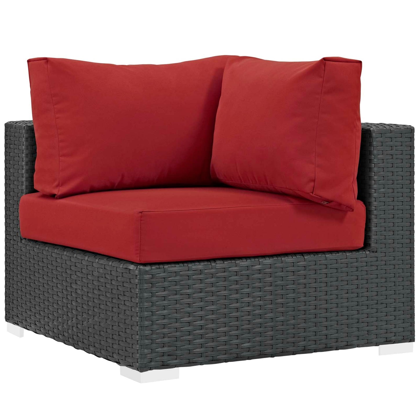Modway Furniture Sojourn Outdoor Patio Sunbrella Corner - EEI-1856-CHC-BEI