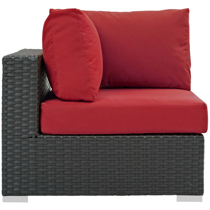 Modway Furniture Sojourn Outdoor Patio Sunbrella Corner - EEI-1856-CHC-BEI