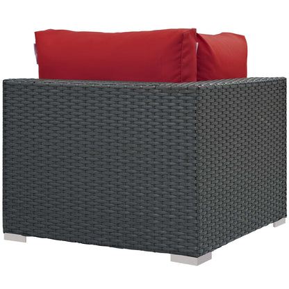 Modway Furniture Sojourn Outdoor Patio Sunbrella Corner - EEI-1856-CHC-BEI
