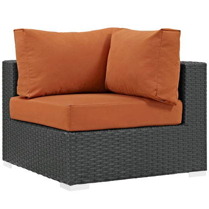 Modway Furniture Sojourn Outdoor Patio Sunbrella Corner - EEI-1856-CHC-BEI