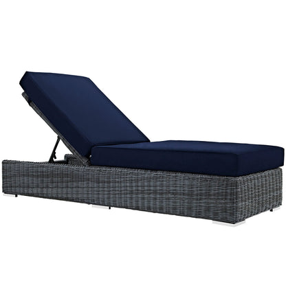 Modway Furniture Summon Outdoor Patio Sunbrella® Chaise Lounge - EEI-1876-GRY-BEI