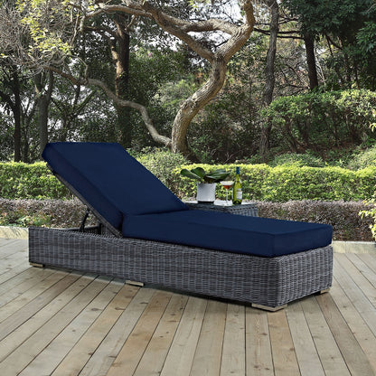 Modway Furniture Summon Outdoor Patio Sunbrella® Chaise Lounge - EEI-1876-GRY-BEI
