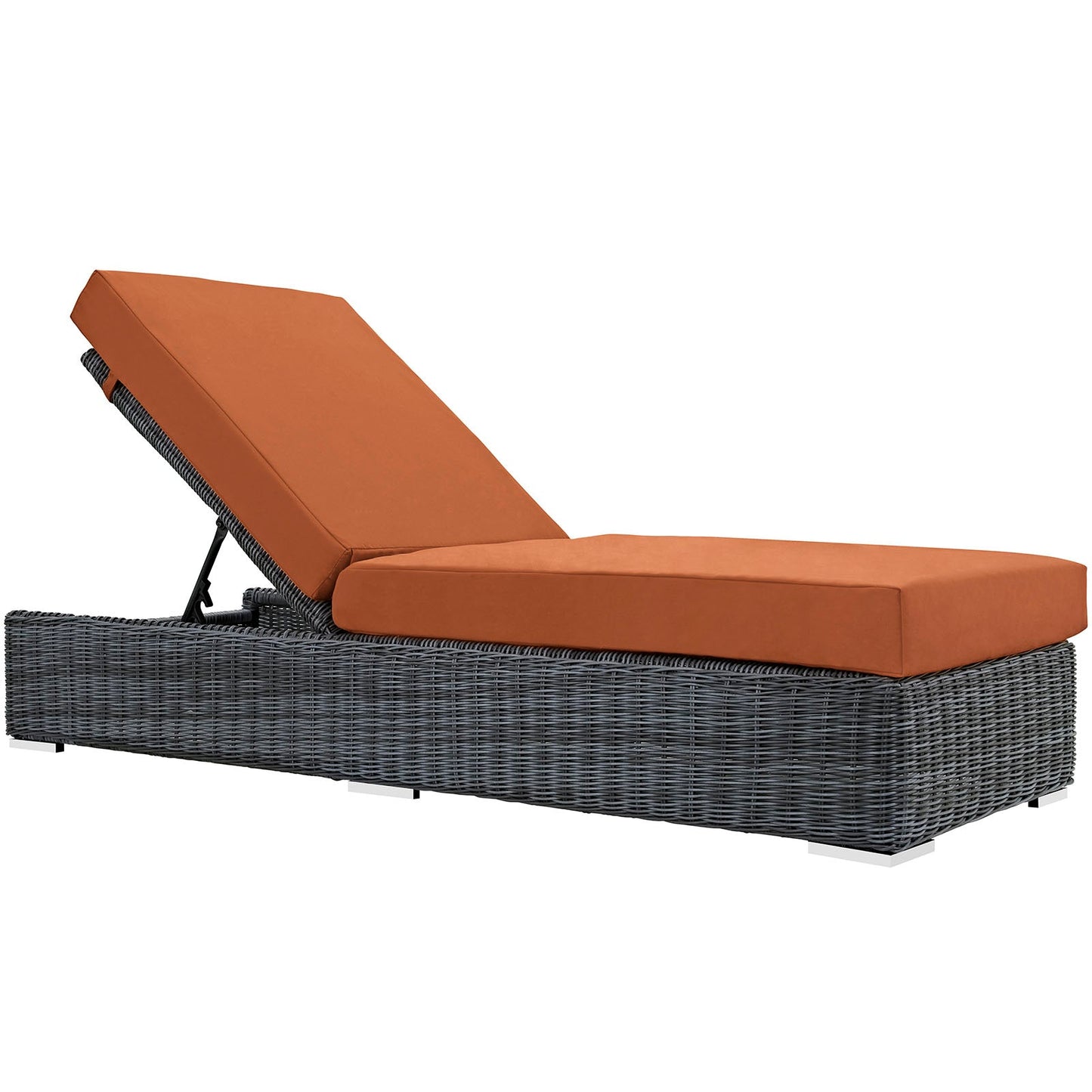 Modway Furniture Summon Outdoor Patio Sunbrella® Chaise Lounge - EEI-1876-GRY-BEI
