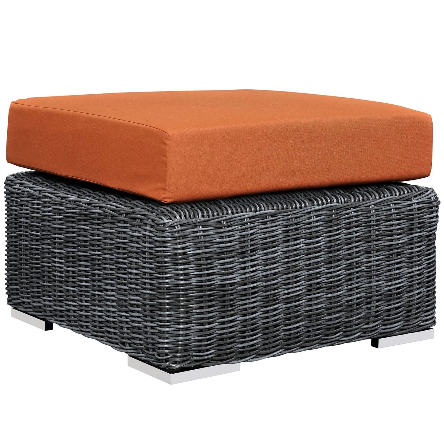 Modway Furniture Summon 5 Piece Outdoor Patio Sunbrella Sectional Set by Modway - EEI-1893-GRY-BEI-SET