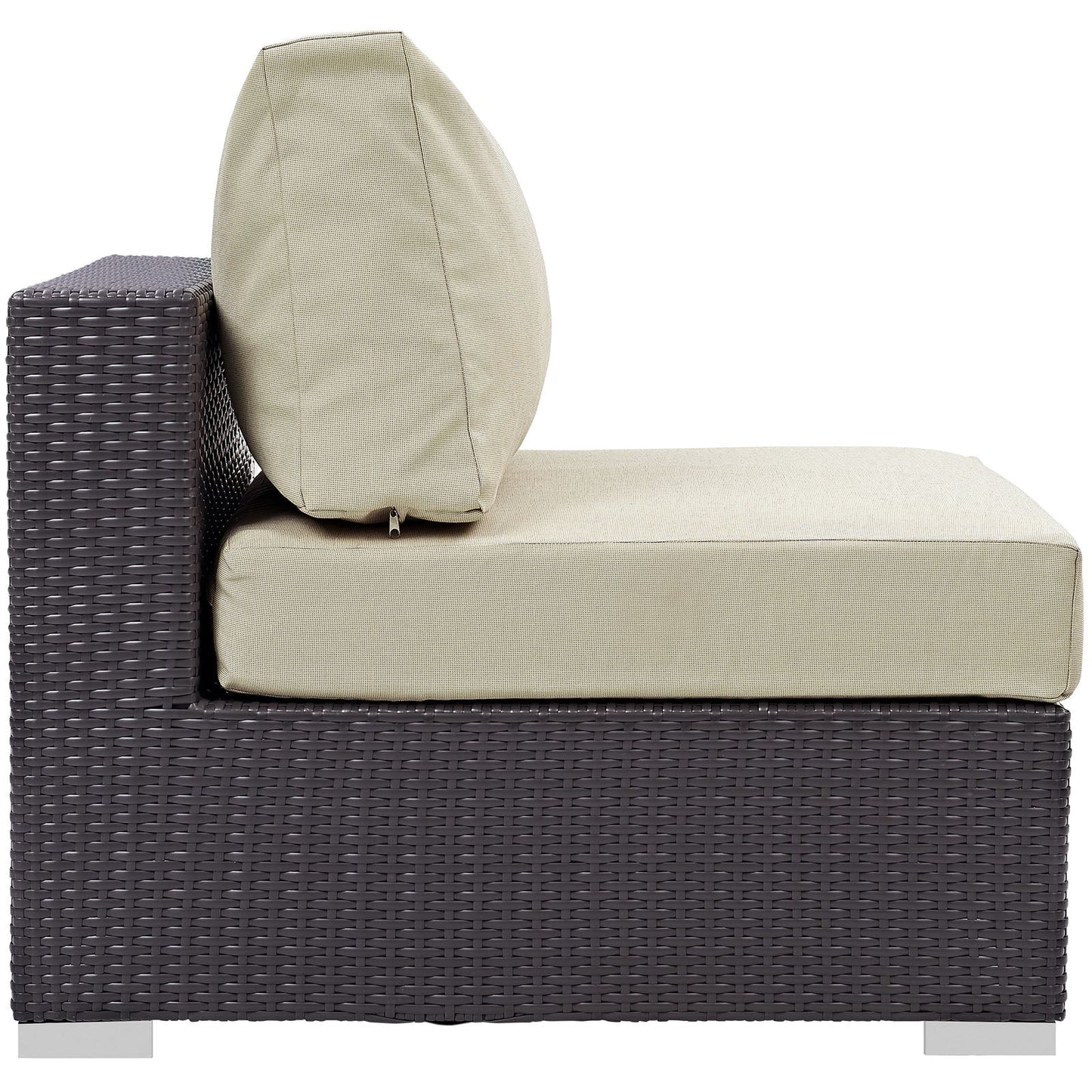 Modway Furniture Gather 7 Piece Outdoor Patio Sectional Set by Modway - EEI-1808-EXP-BEI-SET