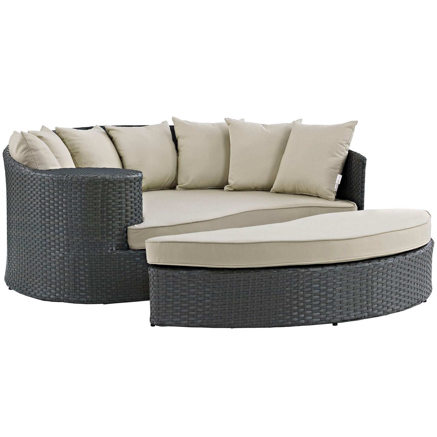 Modway Furniture Sojourn Outdoor Patio Sunbrella Daybed by Modway – EEI-1982-CHC-BEI
