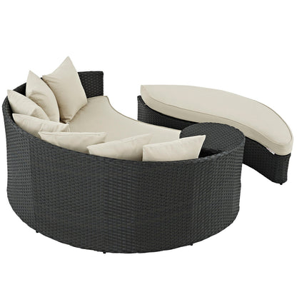 Modway Furniture Sojourn Outdoor Patio Sunbrella Daybed by Modway – EEI-1982-CHC-BEI