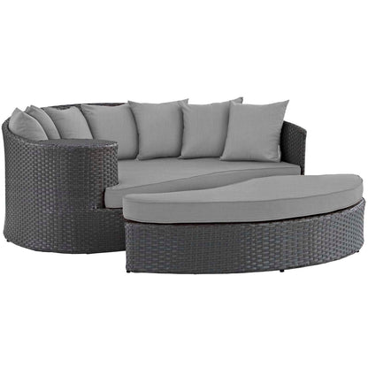 Modway Furniture Sojourn Outdoor Patio Sunbrella Daybed by Modway – EEI-1982-CHC-BEI