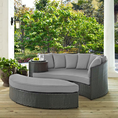 Modway Furniture Sojourn Outdoor Patio Sunbrella Daybed by Modway – EEI-1982-CHC-BEI