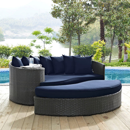 Modway Furniture Sojourn Outdoor Patio Sunbrella Daybed by Modway – EEI-1982-CHC-BEI