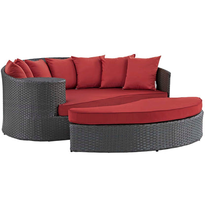 Modway Furniture Sojourn Outdoor Patio Sunbrella Daybed by Modway – EEI-1982-CHC-BEI
