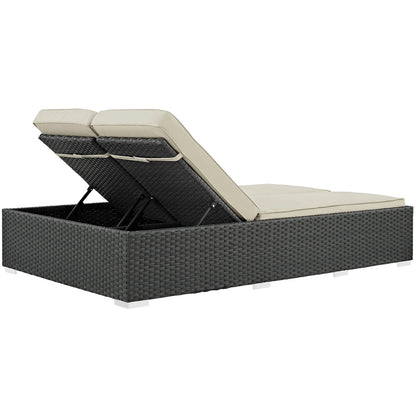 Modway Sojourn Outdoor Patio Sunbrella® Double Chaise