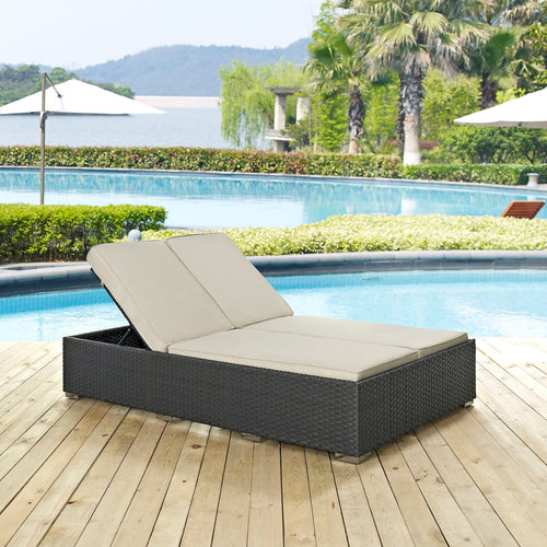 Modway Sojourn Outdoor Patio Sunbrella® Double Chaise